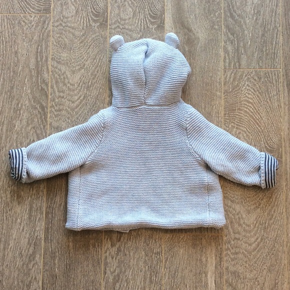 Baby Gap lined bear cardigan - Picture 2 of 4